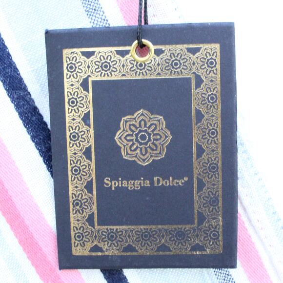 Spiaggia Dolce Striped Ruffled Mini Dress M - Picture 9 of 11